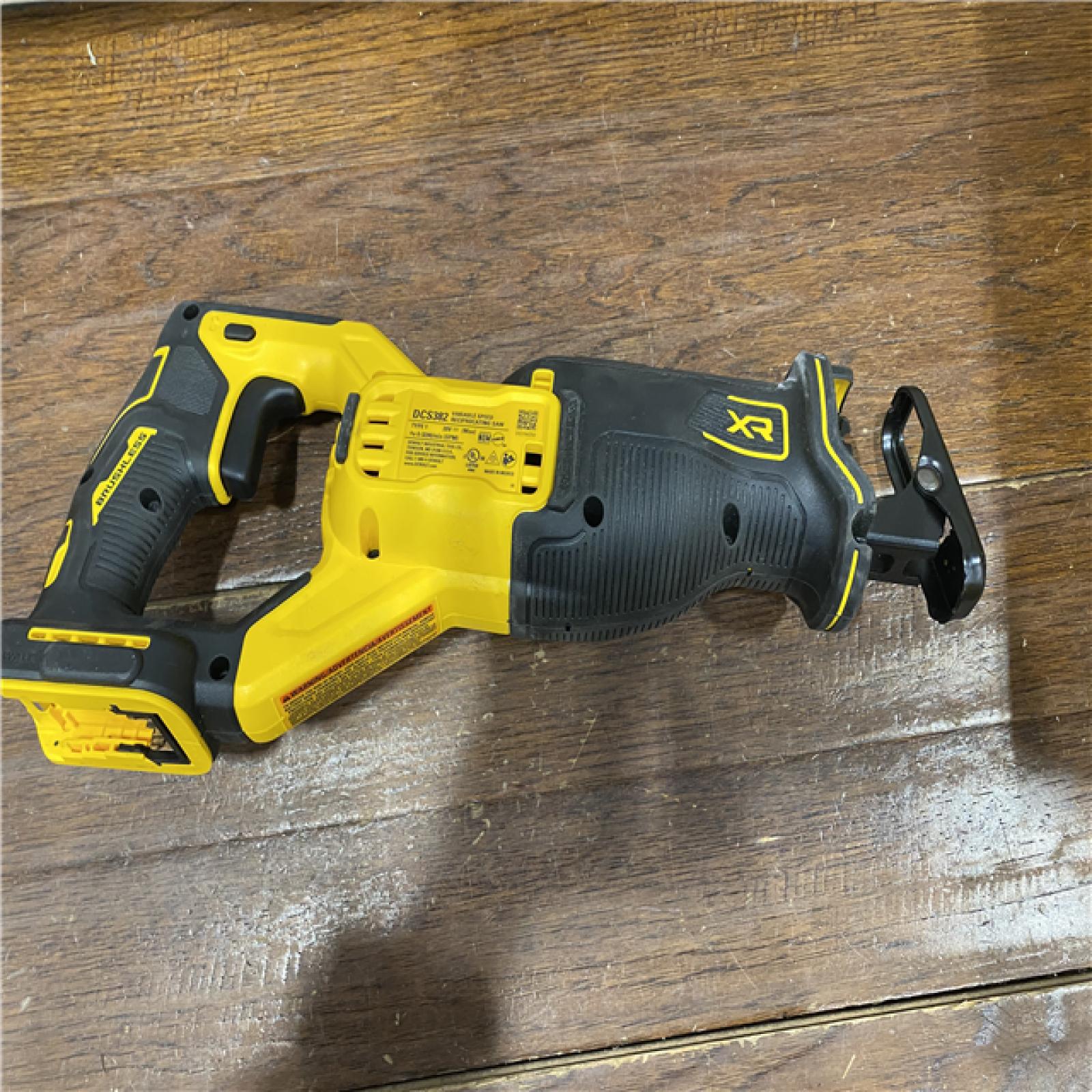 AS-IS DEWALT 20V MAX XR Cordless Brushless Reciprocating Saw (Tool Only)