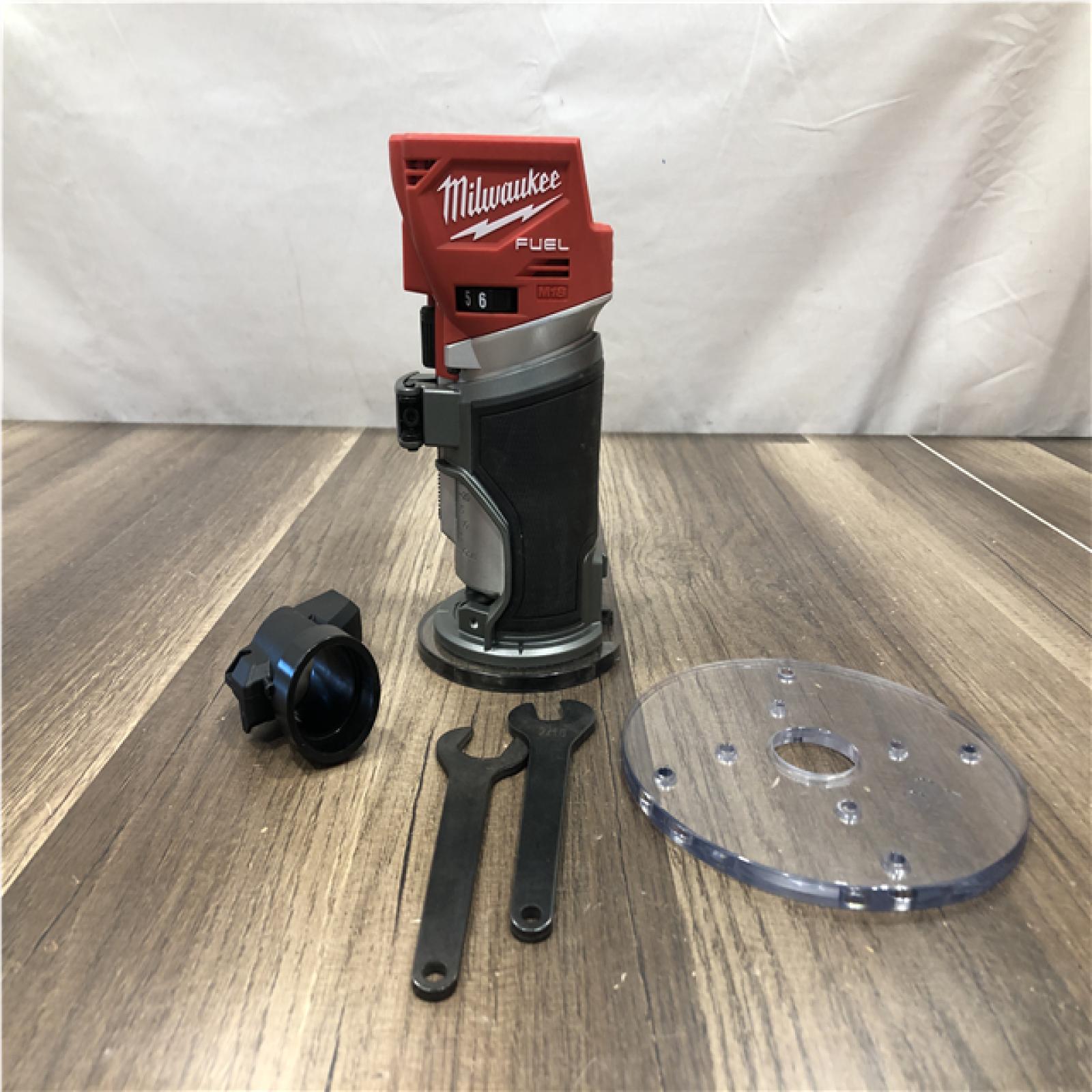 AS-IS Milwaukee FUEL 18V Lithium-Ion Brushless Cordless Compact Router (Tool-Only)