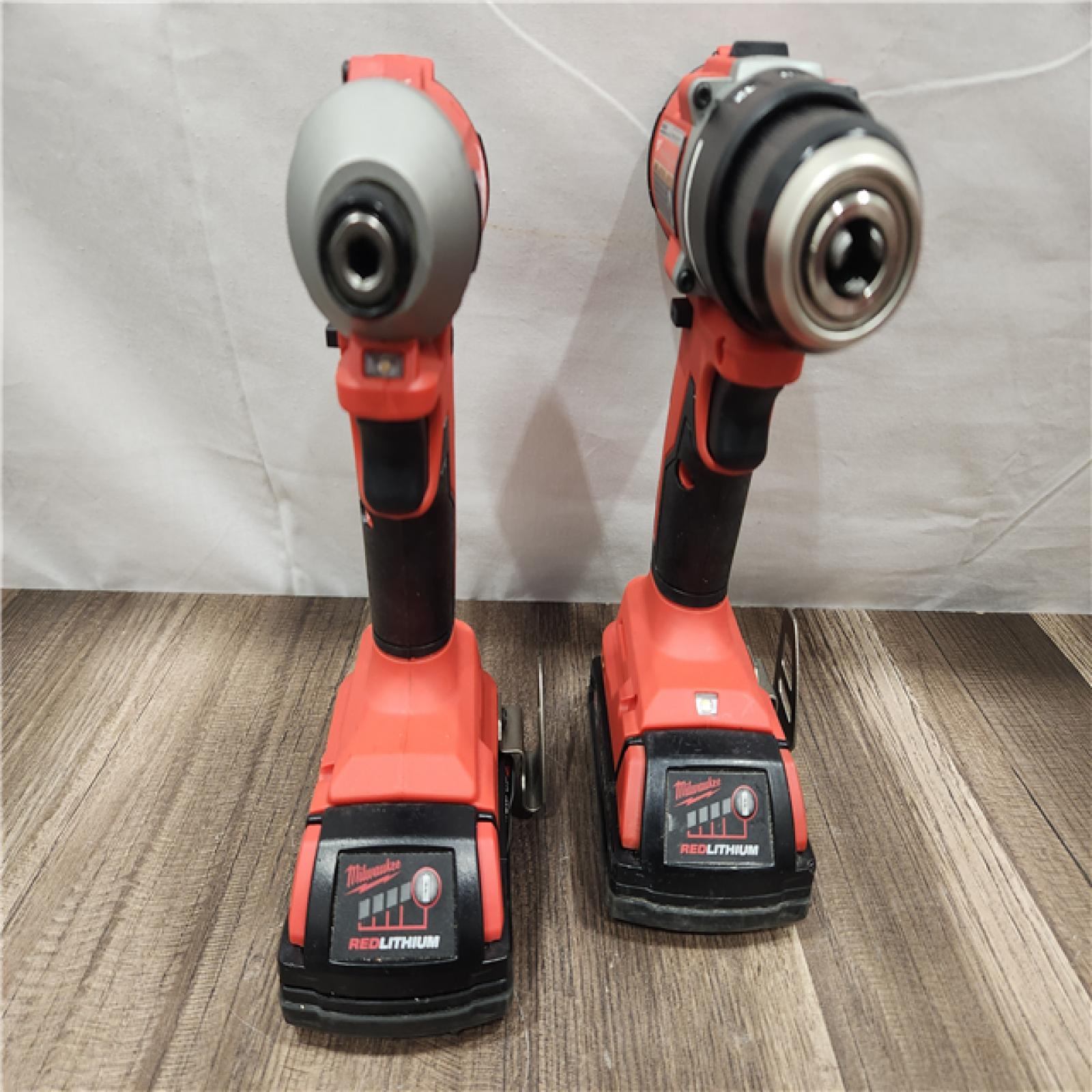 AS-IS- Milwaukee M18 Compact Brushless 2-Tool Combo Kit