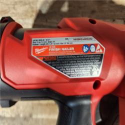 HOUSTON LOCATION - AS - IS Milwaukee FUEL 18-Volt Lithium-Ion Brushless Cordless Gen II 15-Gauge Angled Finish Nailer (Tool-Only)