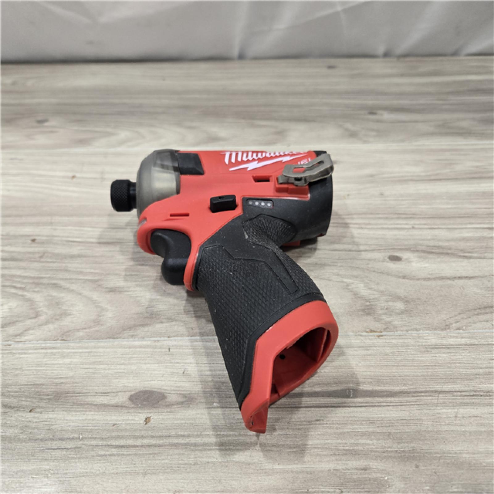 AS-IS Milwaukee M12 FUEL SURGE 12V Cordless 1/4 in. Hex Impact Driver Compact Kit