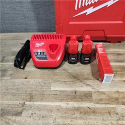 HOUSTON LOCATION - AS-IS M12 12-Volt Lithium-Ion Cordless PEX Expansion Tool Kit with (2) 2.0 Ah Batteries  (3) Expansion Heads and Hard Case