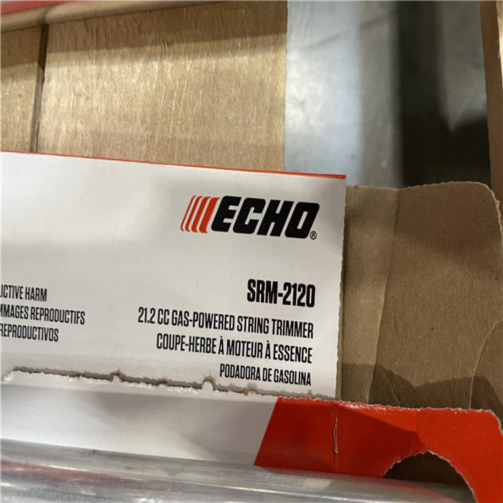 DALLAS LOCATION- ECHO 21.2 cc Gas 2-Stroke Straight Shaft String Trimmer PALLET (7 UNITS)