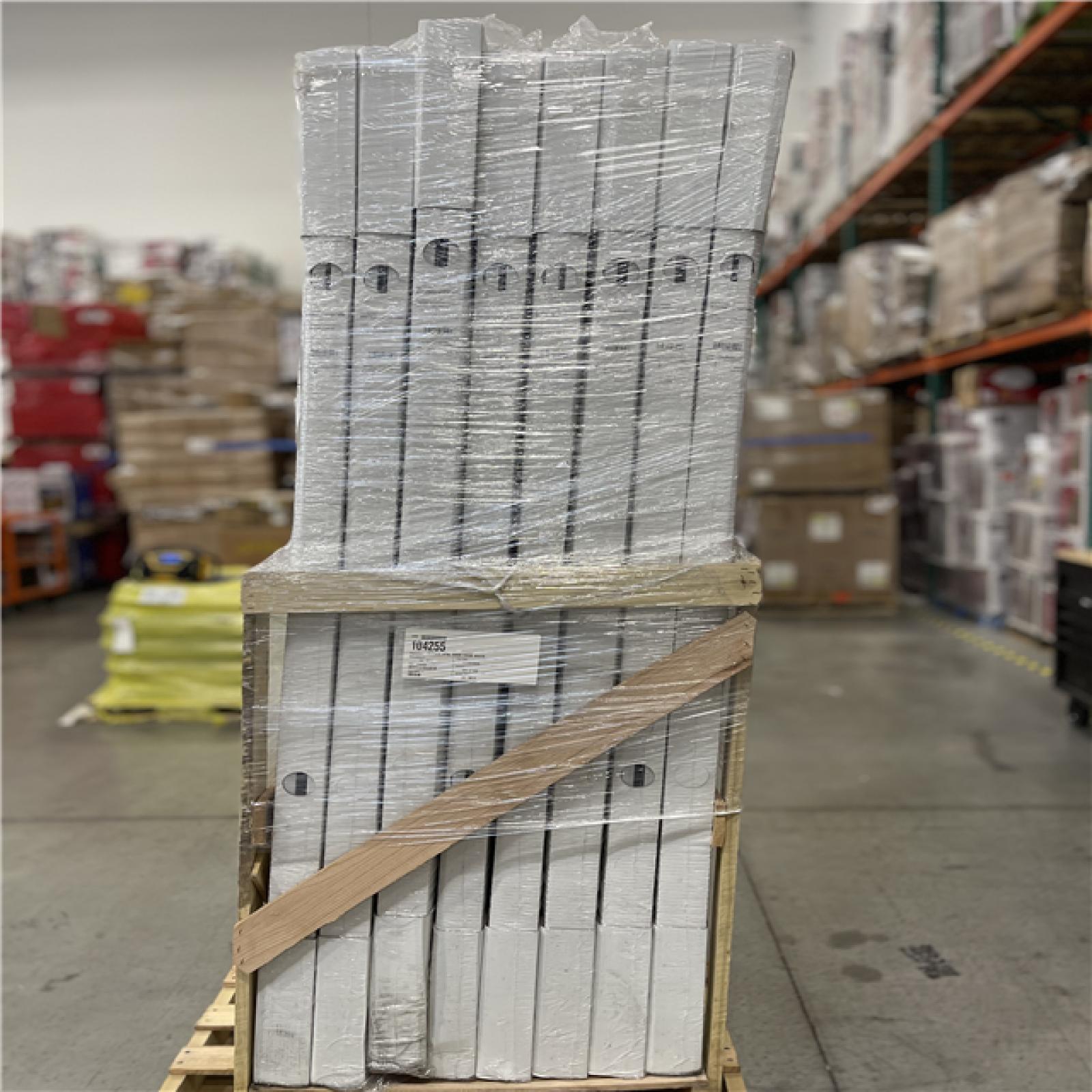 DALLAS LOCATION - 72 X 80 6-Panel White Closet Bypass Door  106 Series PALLET-(8 UNITS)