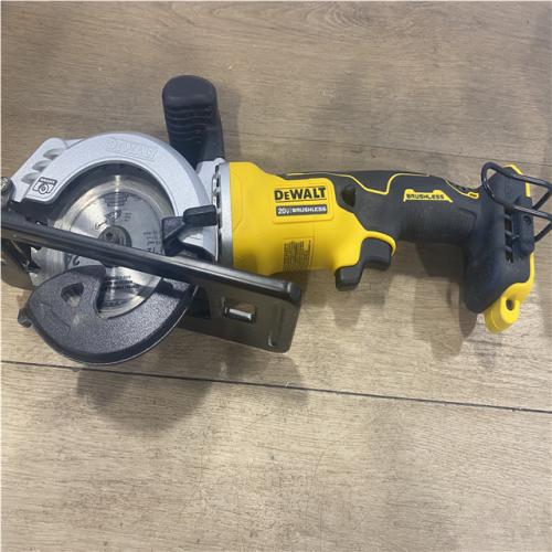 AS-IS DEWALT ATOMIC 20V MAX Cordless Brushless 4-1/2 in. Circular Saw (Tool Only)