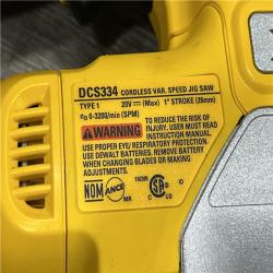 AS-IS DEWALT 20V MAX XR Cordless Brushless Jigsaw (Tool Only)