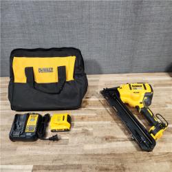 HOUSTON LOCATION - AS-IS DEWALT 20V MAX XR Lithium-Ion Cordless 2-1/2 in. 15-Gauge Finish Nailer Kit