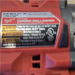 AS-IS Milwaukee FUEL 18V Lithium-Ion Brushless Cordless 1/2 in. Hammer Drill/Driver (Tool-Only)