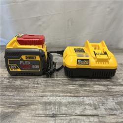 AS-IS DEWALT FLEXVOLT 20V/60V MAX Lithium-Ion 12.0Ah Battery and Fan Cooled Fast Charger