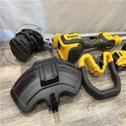 AS-IS DEWALT 20V MAX 14 in. Brushless Cordless Battery Powered Foldable String Trimmer Kit