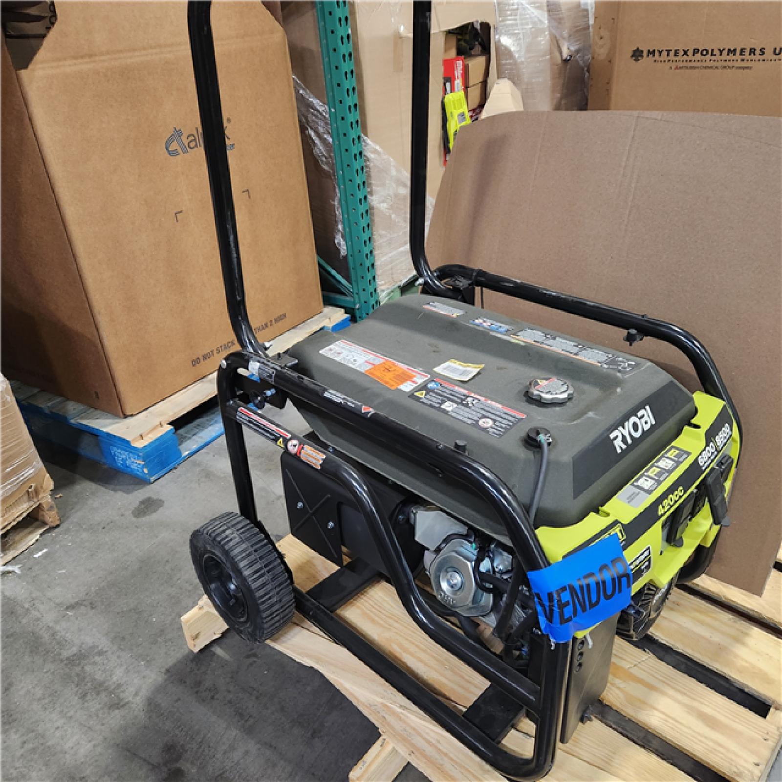 Dallas Location - As-Is RYOBI 6500 Watt Generator