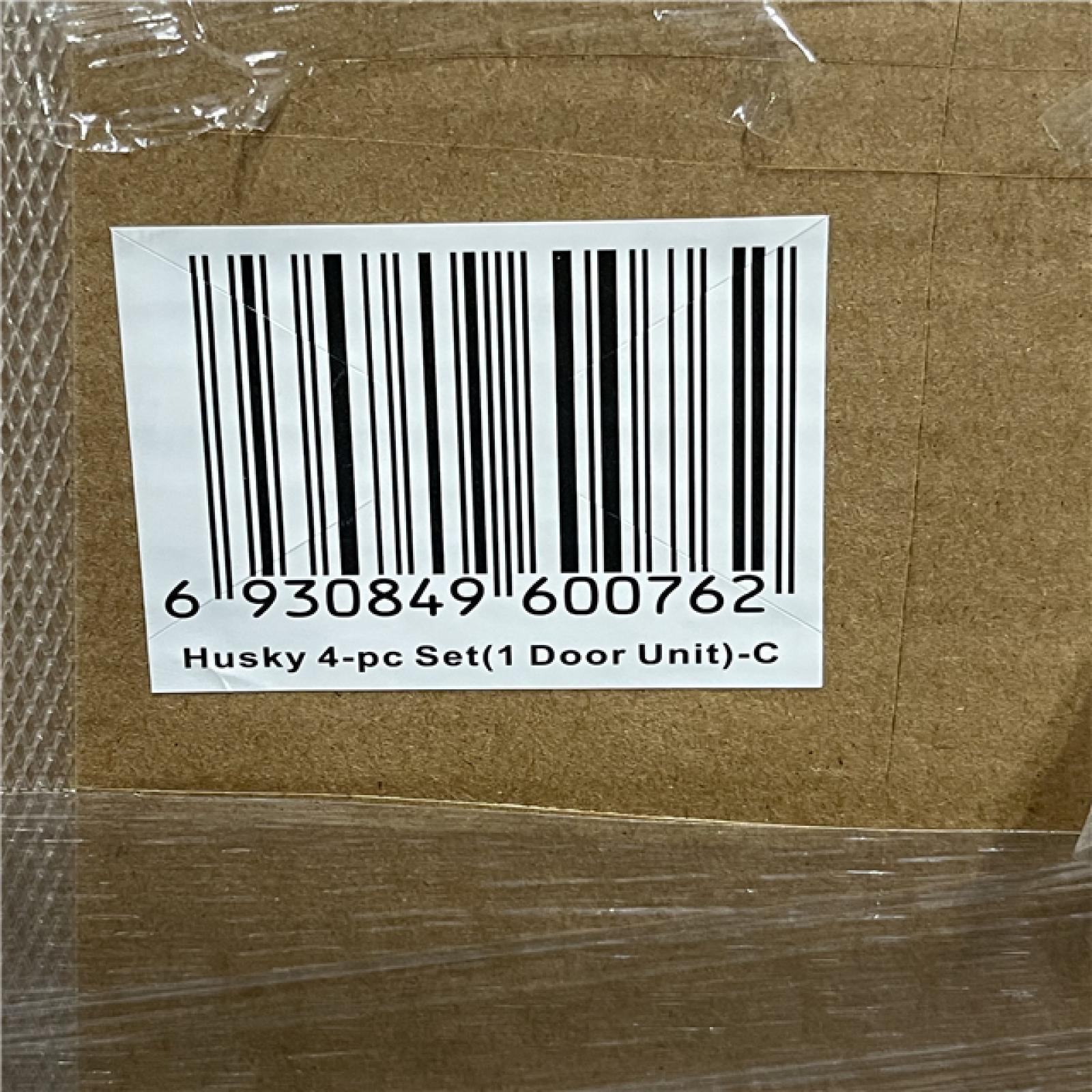 DALLAS LOCATION- Husky 4-Piece Regular Duty Welded Steel Garage Storage System in Black