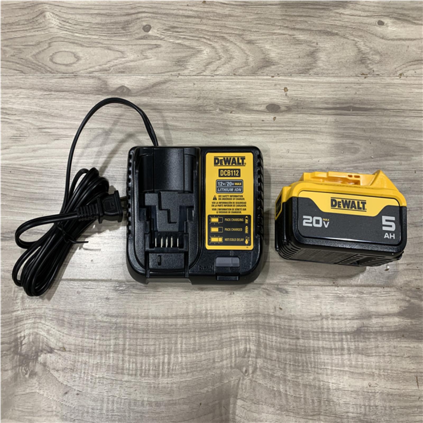 AS-IS DeWalt 20V MAX 125 MPH 450 CFM Brushless Cordless Battery Powered Blower Kit