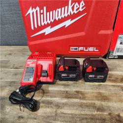 HOUSTON LOCATION - AS-IS MILWAUKEE FUEL 18V Lithium-Ion Brushless Cordless Hammer Drill and Impact Driver Combo Kit (2-Tool) with 2 Batteries