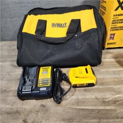 HOUSTON LOCATION - AS-IS DeWALT DCN681D1 20V MAX 18ga Cordless Brushless Narrow Crown Stapler Kit w/ BATTERY & CHARGER