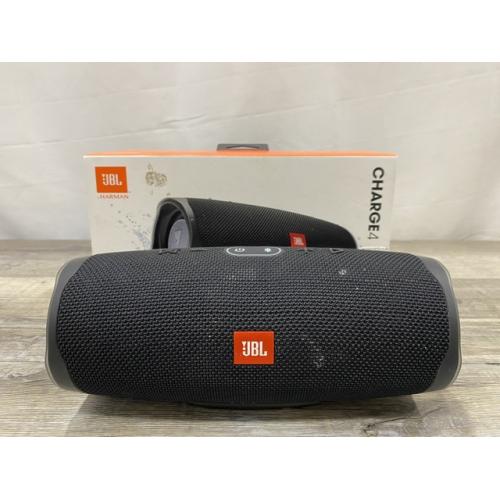 AS-IS JBL Charge 4 - Waterproof Portable Bluetooth Speaker - Black