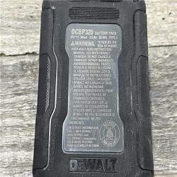 AS-IS DEWALT 20V MAX XR POWERSTACK Lithium-Ion Battery Starter Kit with 3.5Ah Battery and Charger