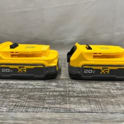 AS-IS DEWALT 20V MAX XR POWERSTACK Lithium-Ion 1.7 Ah Compact Battery (2-Pack)