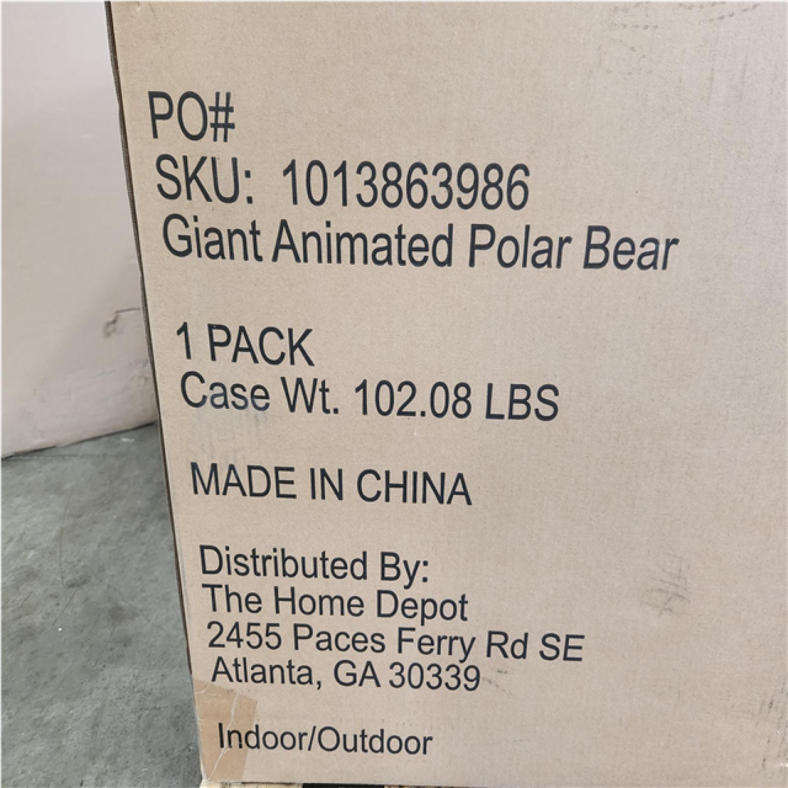 Phoenix SEALED Home Accents Holiday 10 FT GIANT POLAR BEAR