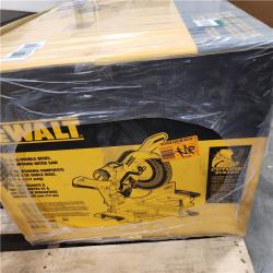 NEW - DEWALT 12in Double Bevel Sliding Compound Miter Saw  DWS780