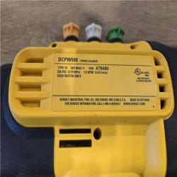 AS-IS DEWALT 20V MAX 550 PSI 1.0 GPM Cold Water Cordless Power Cleaner (Tool Only)