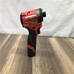 AS-IS Milwaukee FUEL 12V Lithium-Ion Brushless Cordless 1/4 in. Hex Impact Driver Kit
