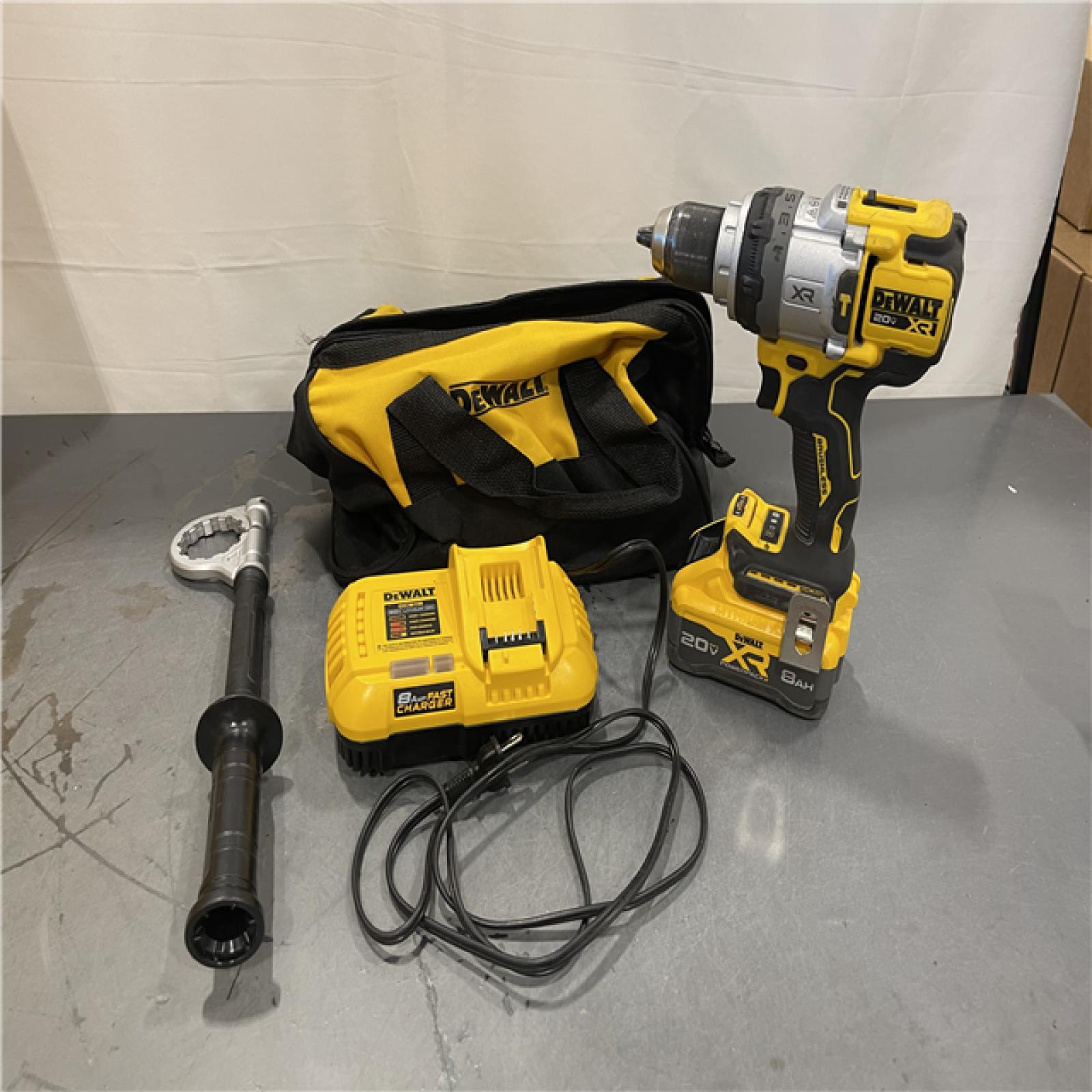 AS-IS - DEWALT 20V XR Lithium-Ion Cordless Hammer Drill Kit