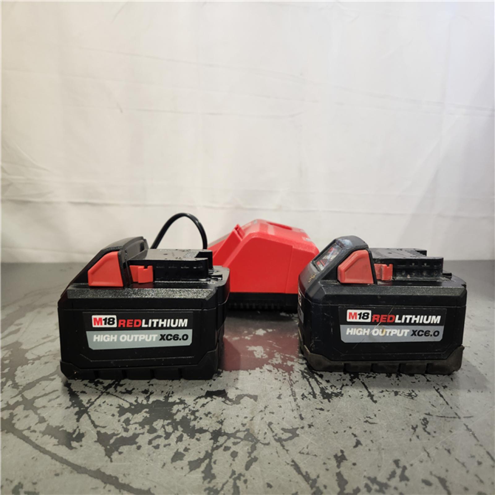 AS-IS- Milwaukee M18 Red Lithium High Output XC6.0 System Starter Kit