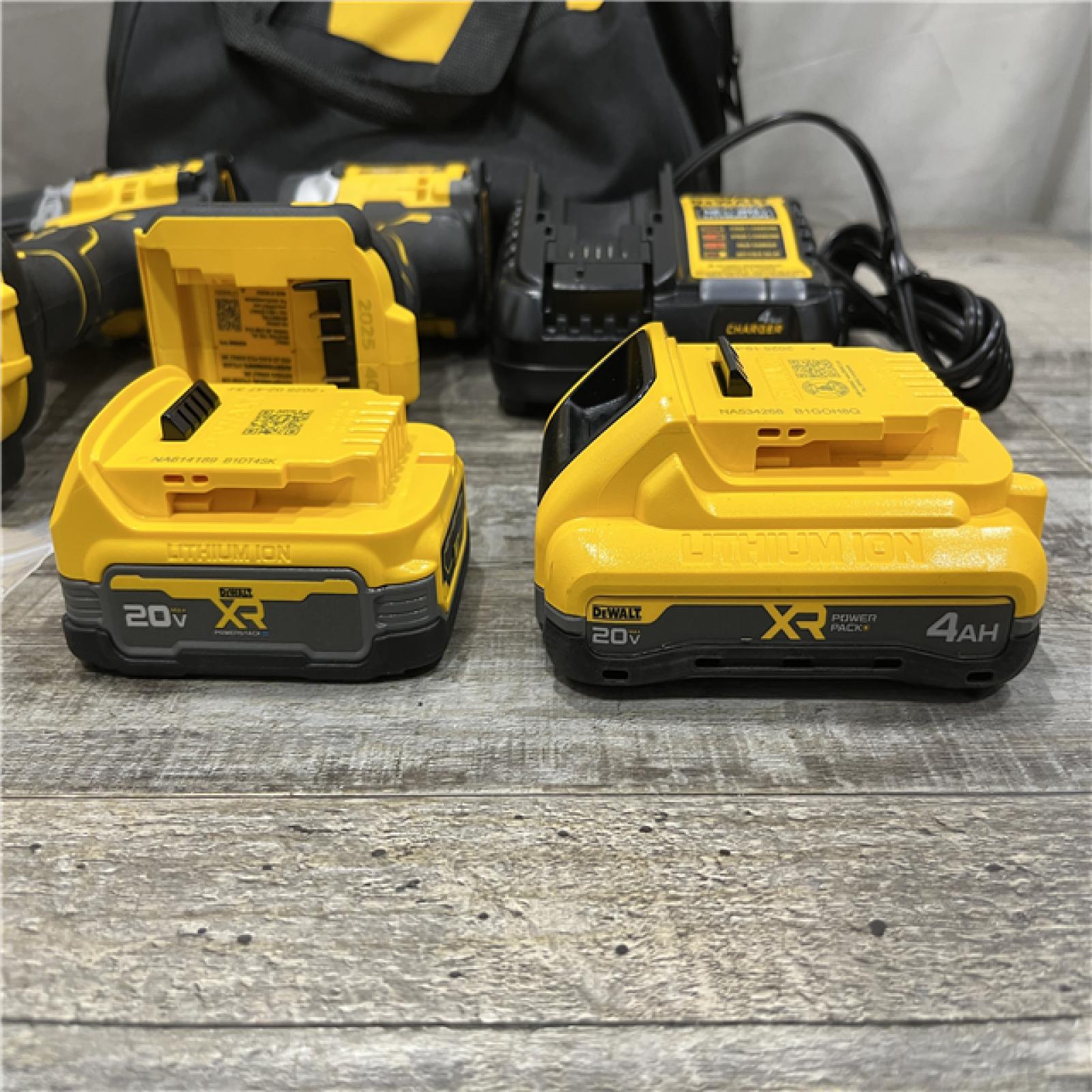AS-IS DEWALT 20V XR Lithium-Ion Cordless 2-Tool Combo Kit