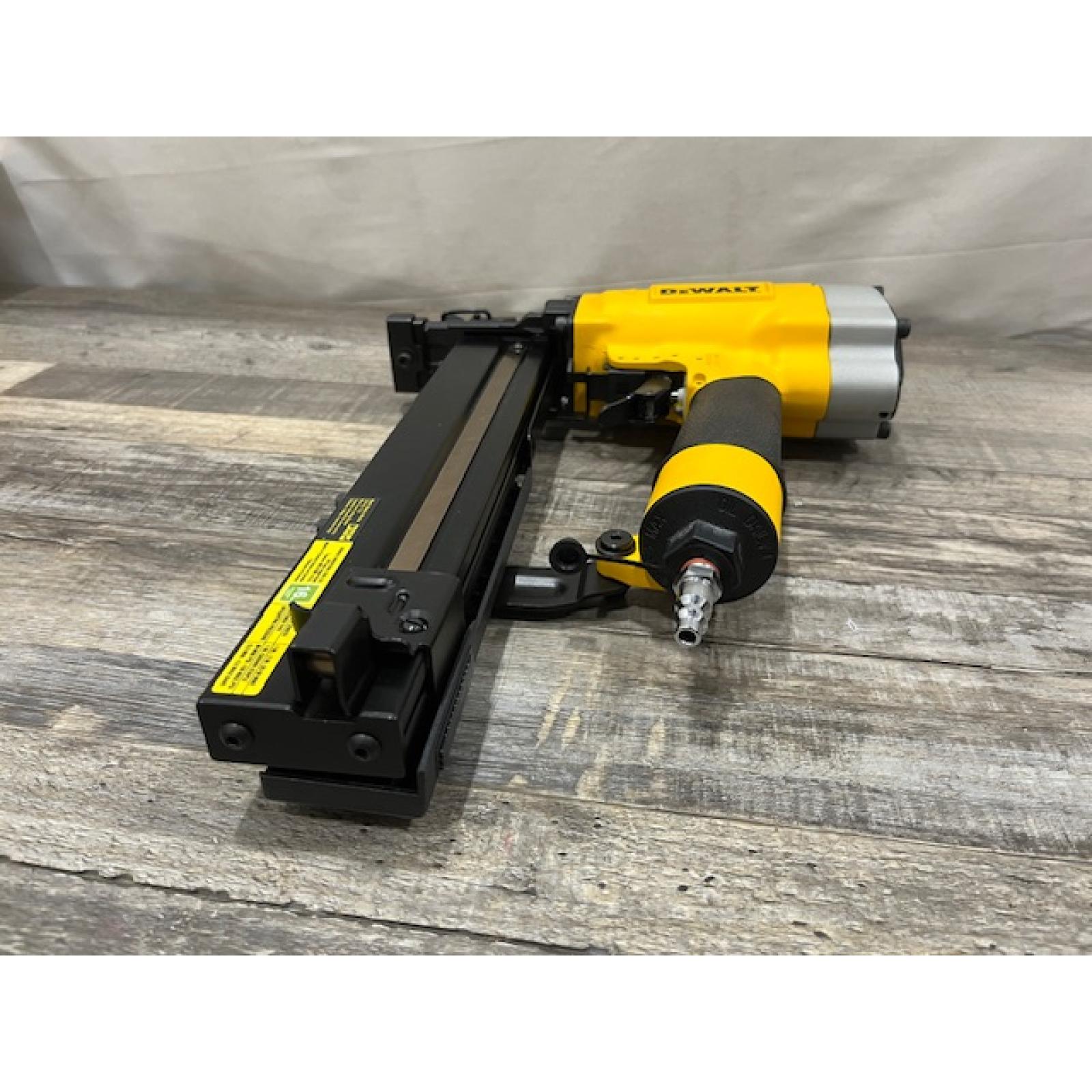 AS-IS DEWALT Corded Pneumatic 16-Gauge 1 in. Crown Lathing Stapler