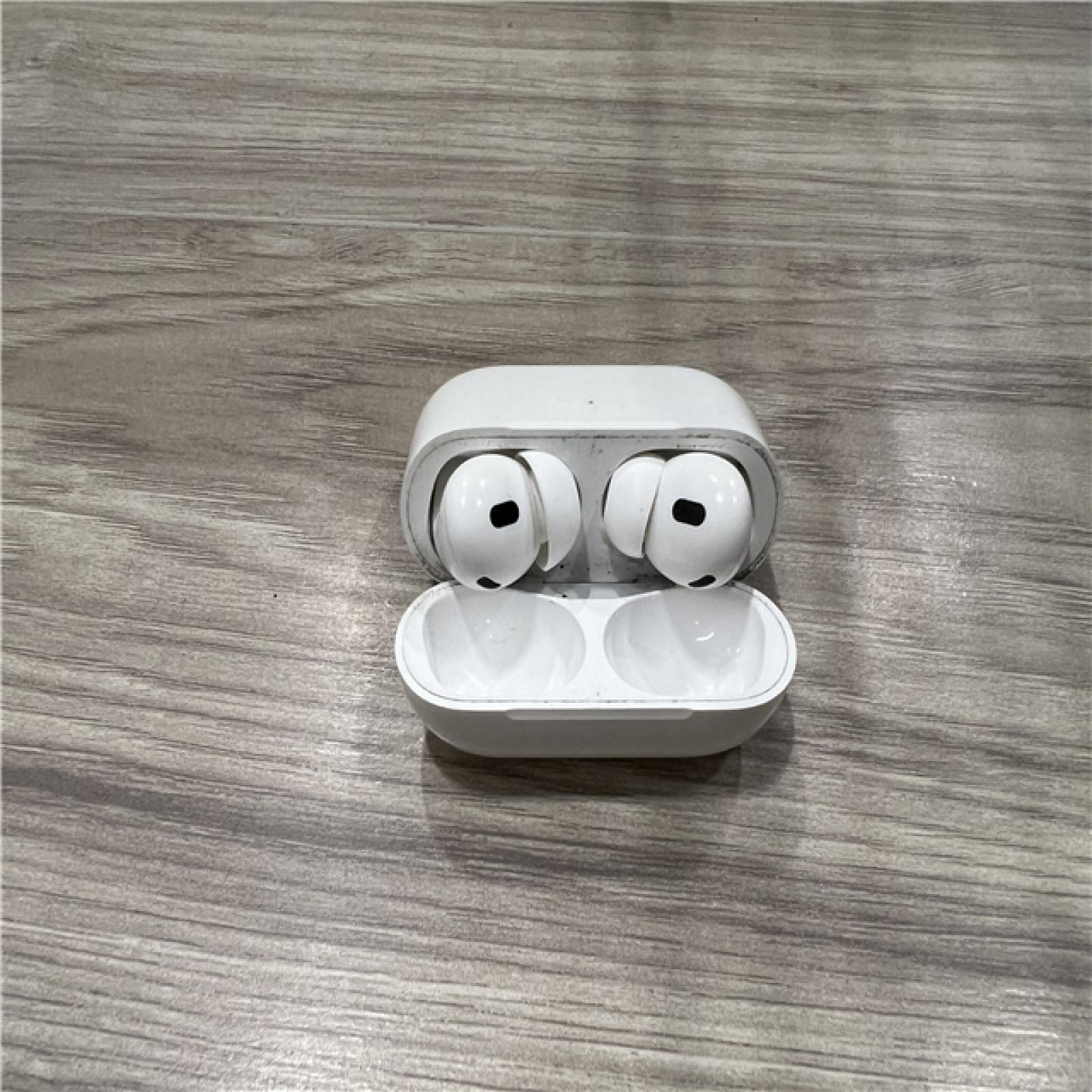 AS-IS Apple AirPods Pro (2nd Generation) with the USB-C MagSafe Charging Case