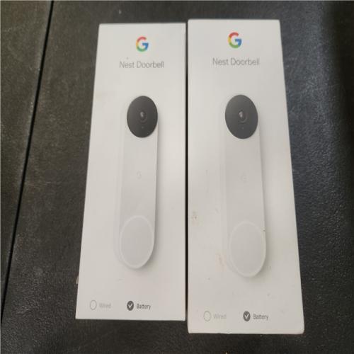 Phoenix AS-IS Google Nest Indoor/Outdoor Wireless Smart Security Camera (Battery) 2-Pack