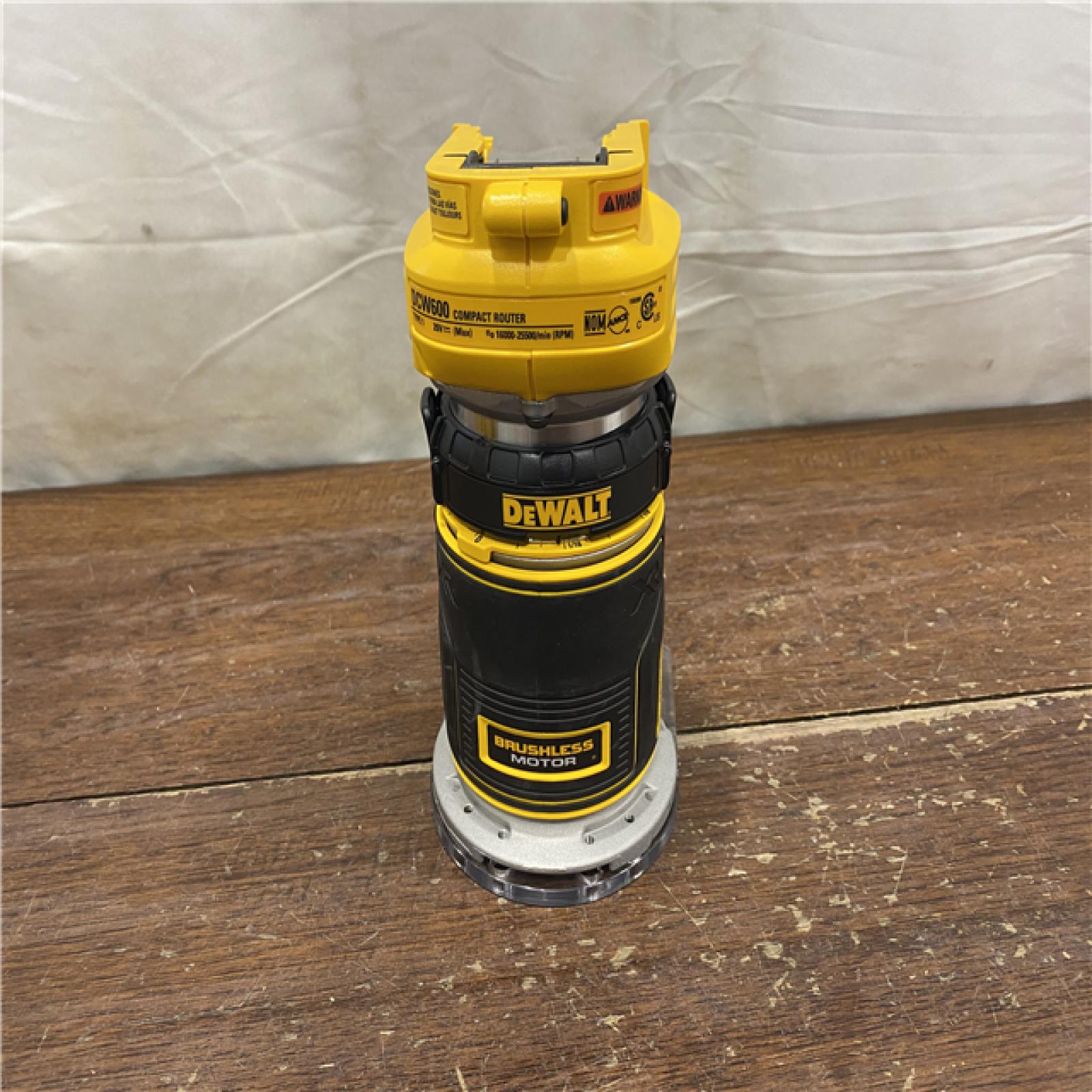 AS-IS Dewalt 20V MAX XR Brushless Cordless Compact Router (Tool Only)