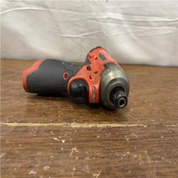 AS-IS M12 FUEL SURGE 12V Lithium-Ion Brushless Cordless 1/4 in. Hex Impact Driver Compact Kit W/Two 2.0Ah Batteries, Bag