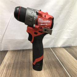 AS-IS Milwaukee FUEL 12-Volt Lithium-Ion Brushless Cordless 1/2 in. Hammer Drill Kit