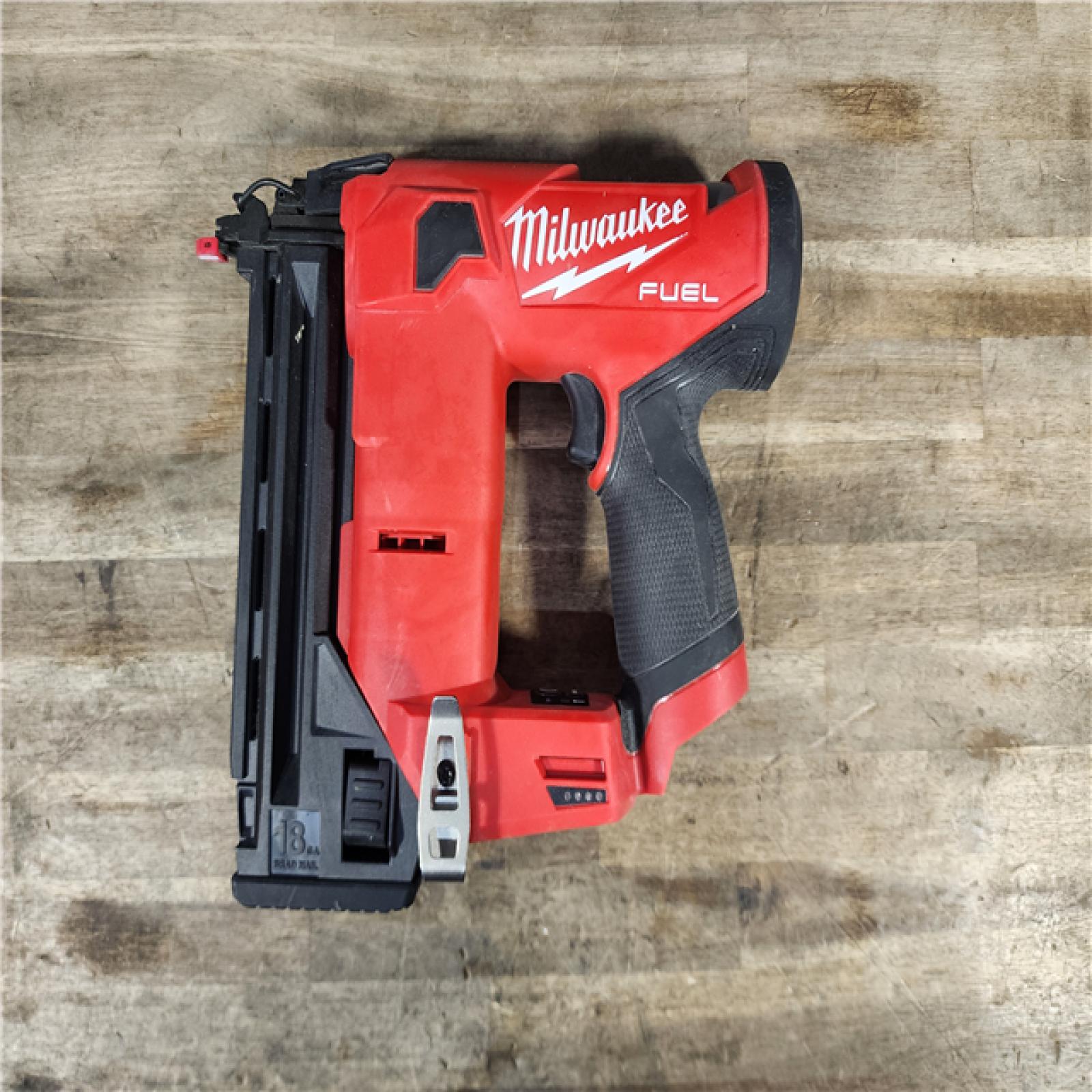 HOUSTON LOCATION - AS-IS M12 FUEL 12-Volt Lithium-Ion Brushless Cordless 18-Guage Compact Brad Nailer (Tool Only)
