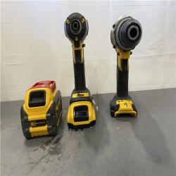 AS-IS - DEWALT 20V MAX Cordless Brushless Hammer Drill/Driver 2 Tool Combo Kit with FLEXVOLT ADVANTAGE