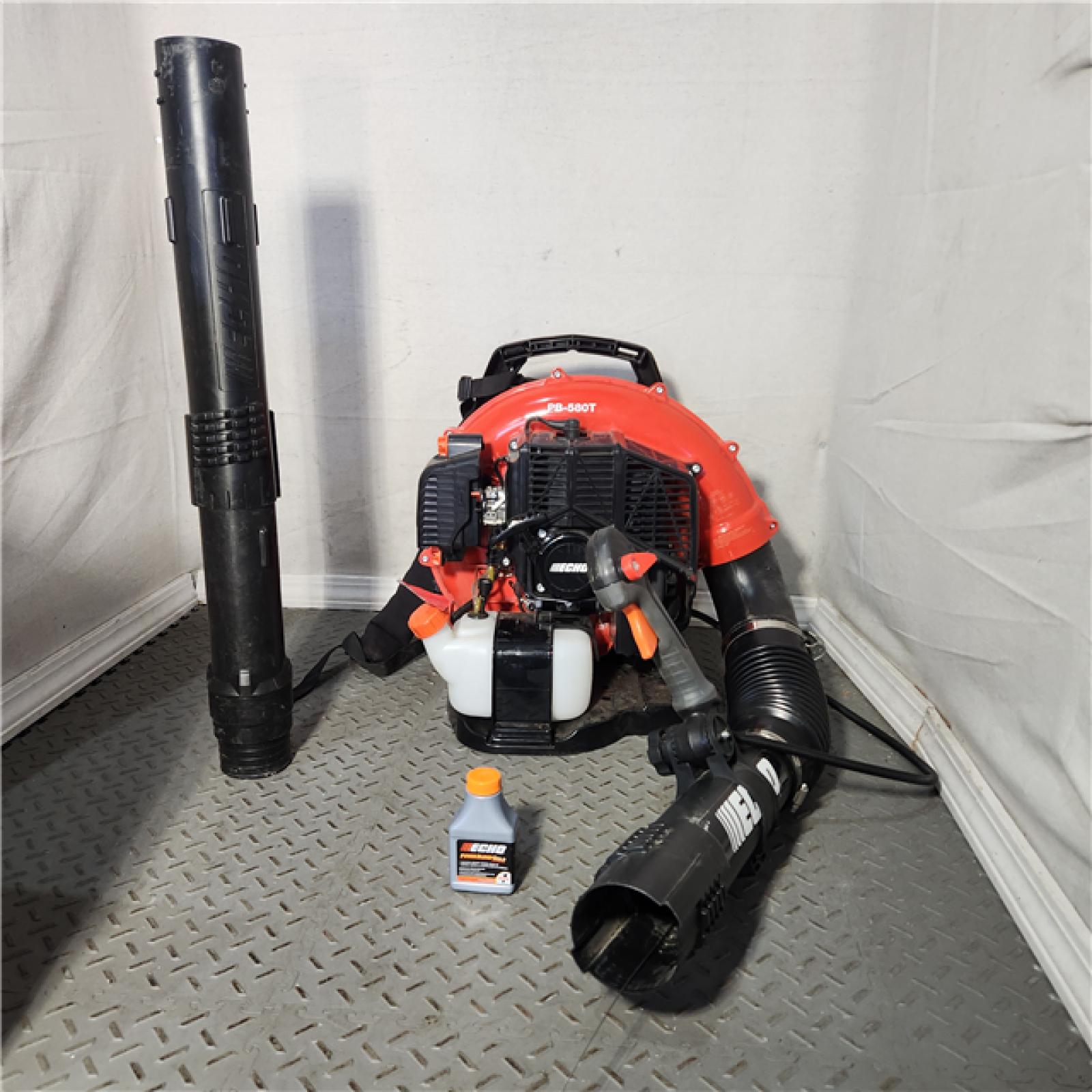HOUSTON Location-AS-IS-ECHO 216 MPH 517 CFM 58.2cc Gas 2-Stroke Backpack Leaf Blower with Tube Throttle APPEARS IN GOOD Condition