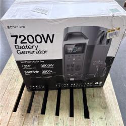 California AS-IS Ecoflow 7200W Battery Generator