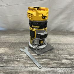 AS-IS DEWALT 20V MAX XR Cordless Brushless Fixed Base Compact Router (Tool Only)