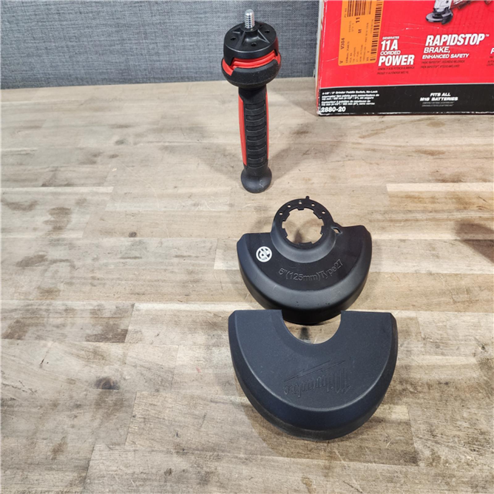 HOUSTON LOCATION - AS-IS Milwaukee 2880-20 FUEL 18-Volt Lithium-Ion Brushless Cordless 4-1/2 in./5 in. Grinder W/Paddle Switch (Tool-Only)