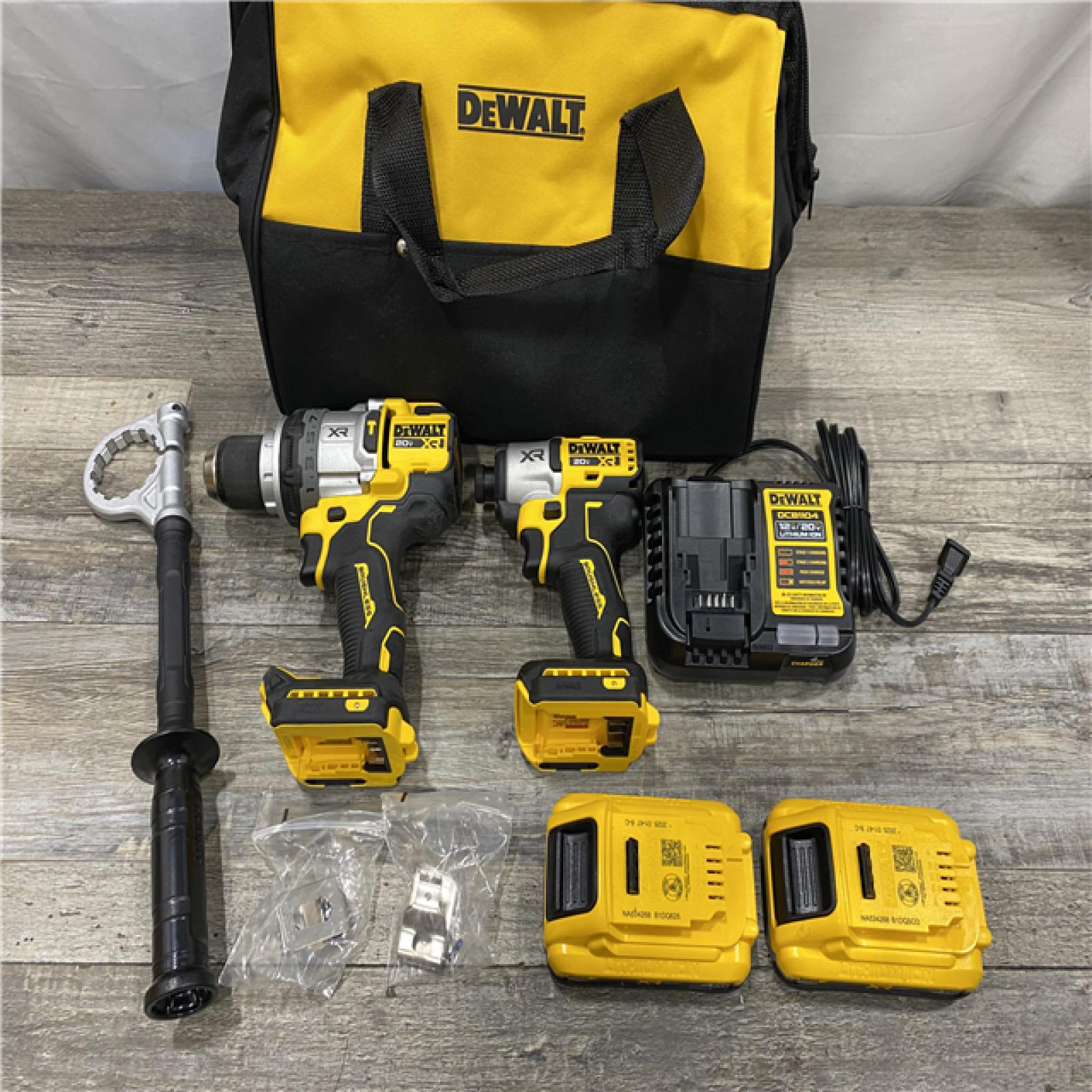 AS-IS DEWALT 20V MAX Lithium-Ion Cordless 2-Tool Combo Kit