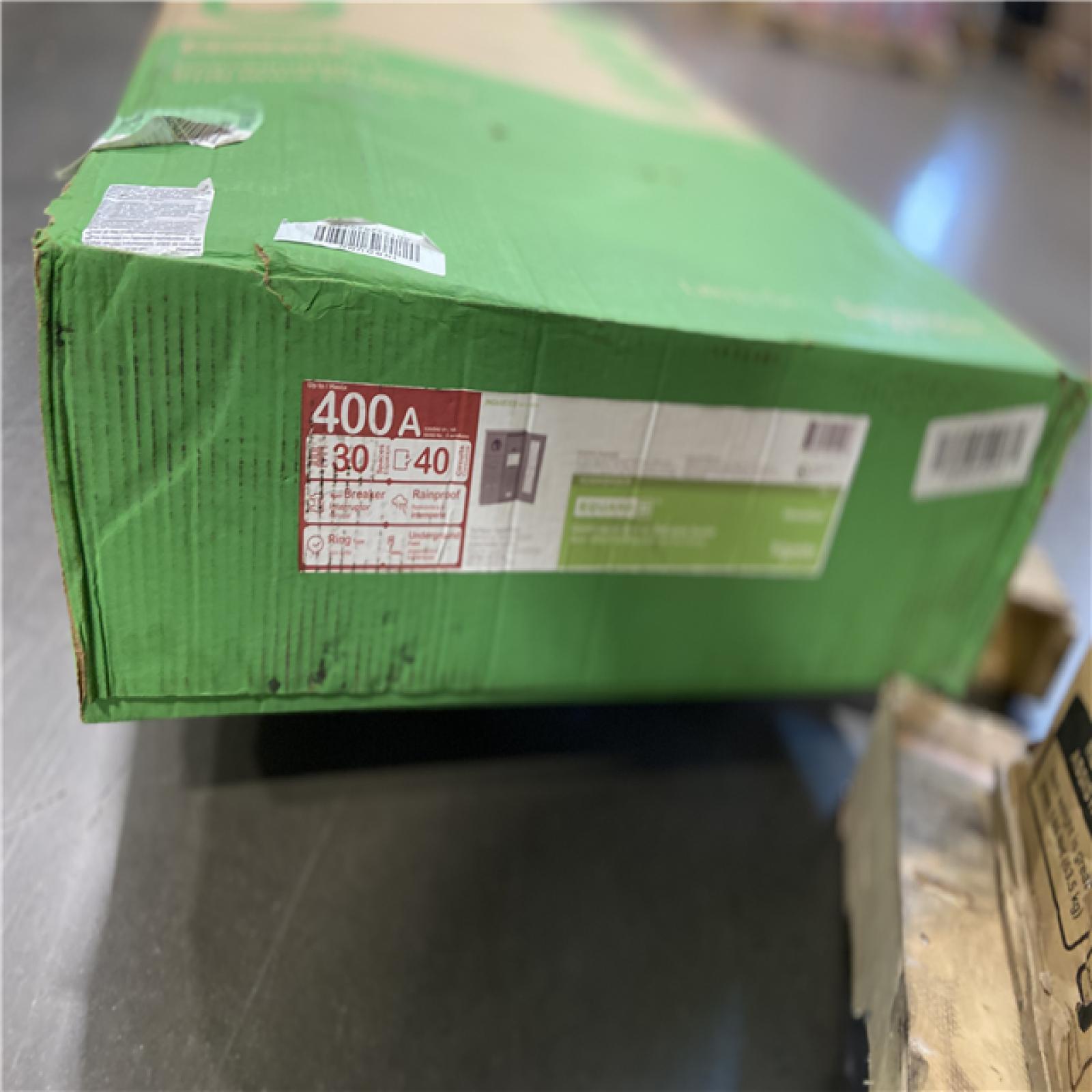 DALLAS LOCATION - Square D Homeline 400 Amp 30-Space 40-Circuit Outdoor Ring-Type Underground Main Breaker CSED with Class 320