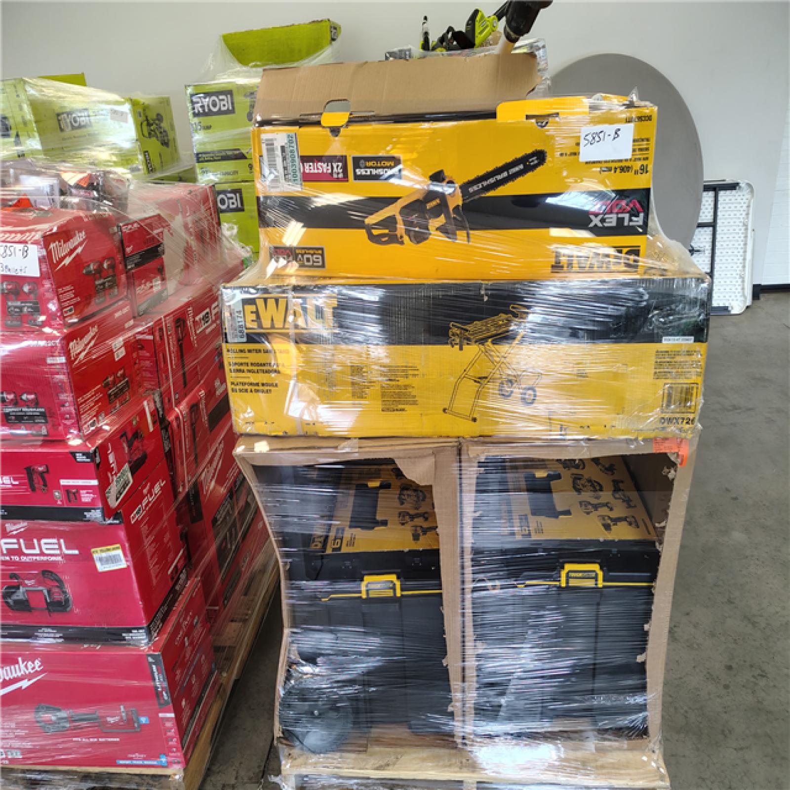 Pittston Location As-Is Power Tools Partial Truckload (13 Pallets) 5851-B