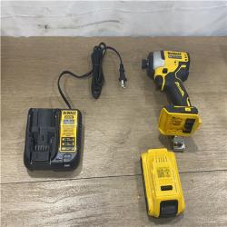 AS-IS DEWALT Atomic 20V Max Lithium-Ion Brushless Cordless Compact 1/4 in. Impact Driver Kit