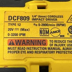 AS-IS DEWALT Atomic 20V Max Lithium-Ion Brushless Cordless Compact 1/4 in. Impact Driver Kit