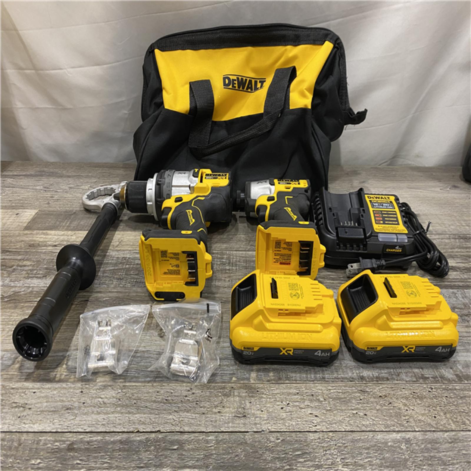 AS-IS DEWALT 20V MAX Lithium-Ion Cordless 2-Tool Combo Kit