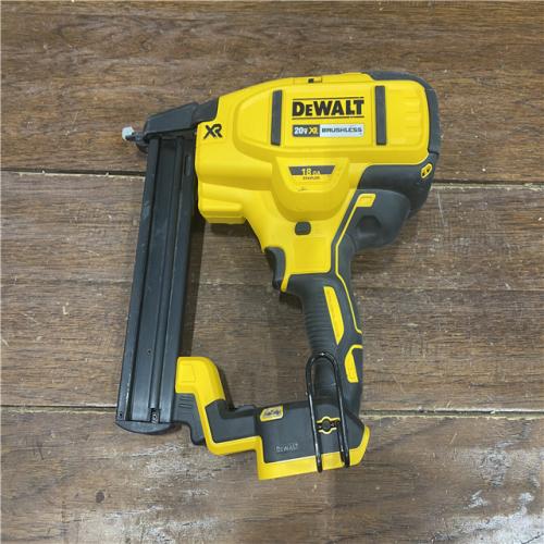 AS-IS DEWALT Cordless 18-Gauge Narrow Crown Stapler (Tool Only)