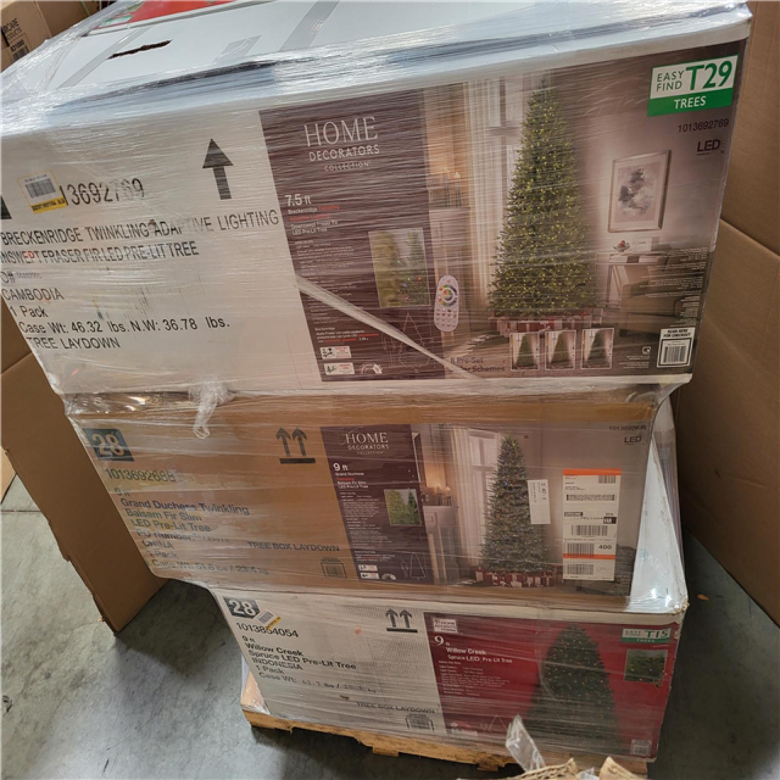 California AS-IS Holiday Pallet