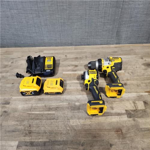 HOUSTON LOCATION - AS-IS DEWALT 2 TOOL COMBO KIT W/ (2) BATTERY & CHARGER